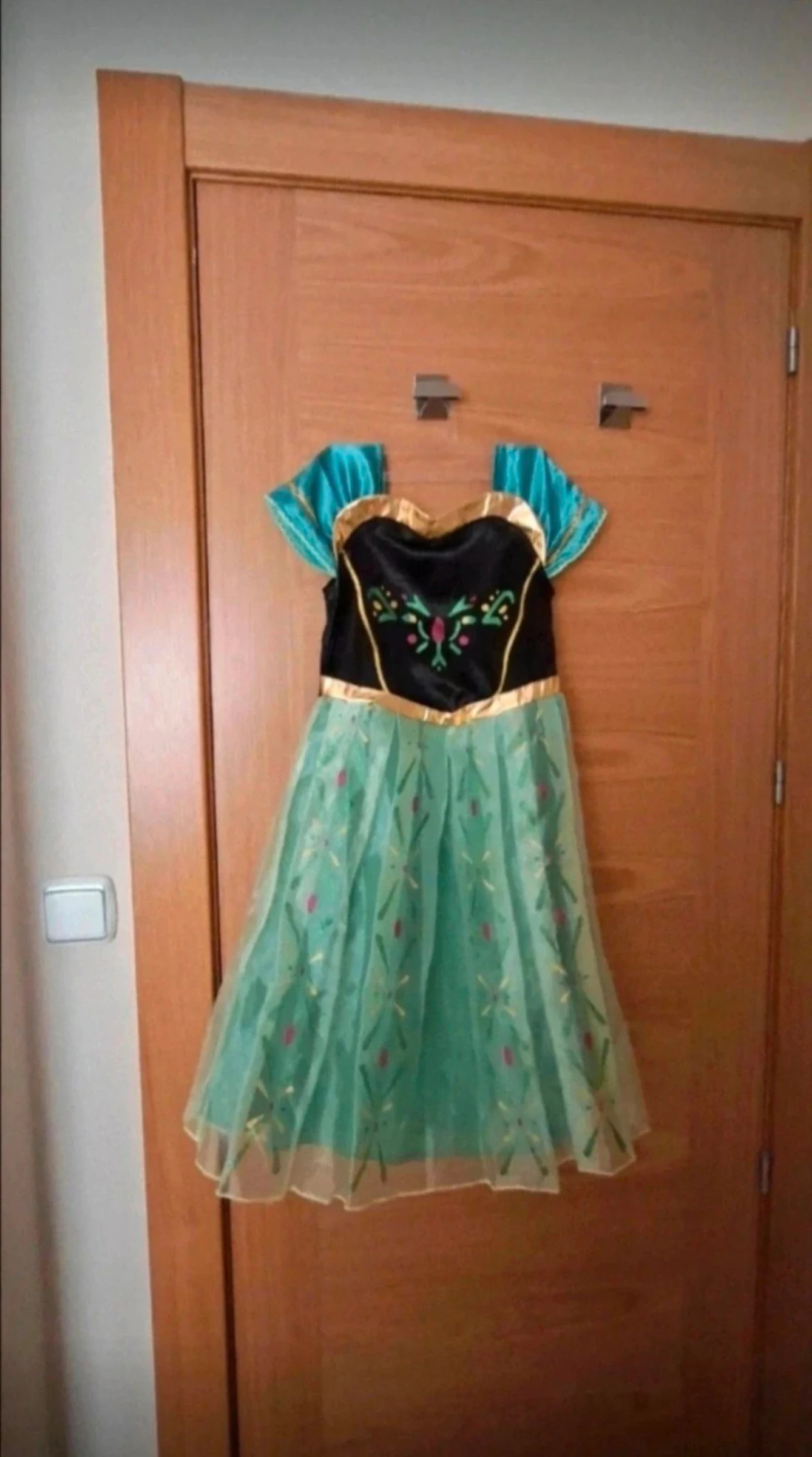 Disfraz de niña de Ana de Frozen. Talla 140 cm